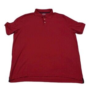 Croft & Barrow Mens XL Polo Golf Shirt Red True Comfort Casual Short Sleeve